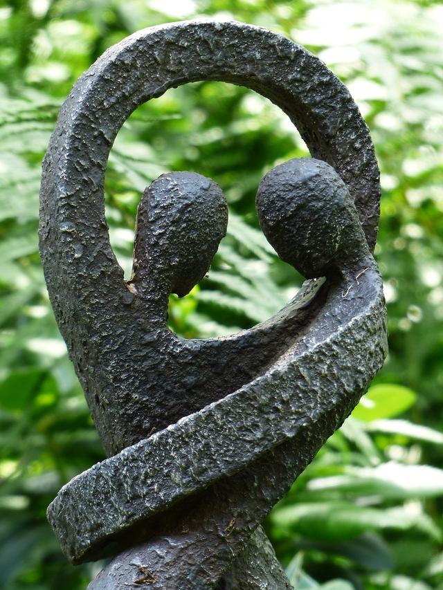 True or False? A sculpture is flat like a painting.