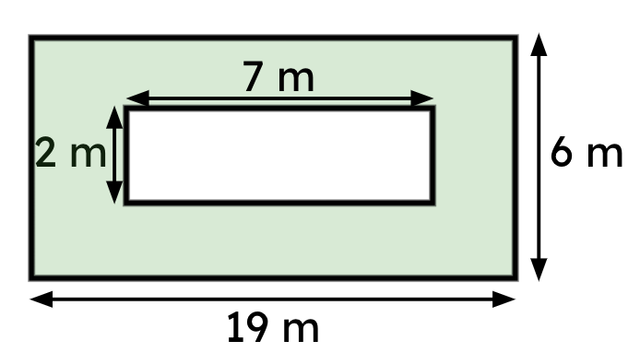 Calculate the area of this compound rectilinear shape (you do not need to state the units).
