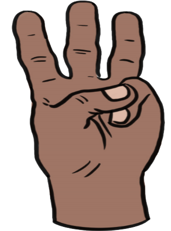 Don’t count - see the amount. How many fingers can you see?
