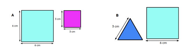 Which of these pairs of shapes are similar?