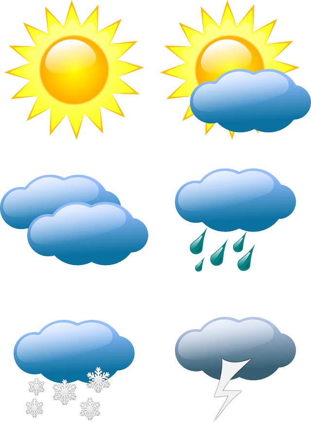 Which of these are types of weather?