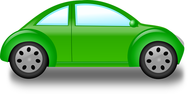 green car