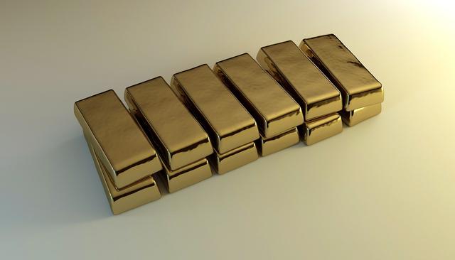 pure gold bars