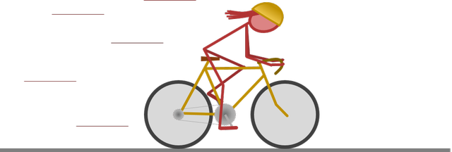 A cyclist travels at an average speed of 15 m/s for 45 seconds. Calculate the distance they travel.