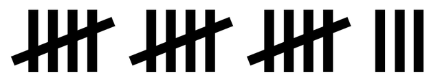 What number does this tally show?