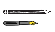 Which is longer, the pencil or the pen?