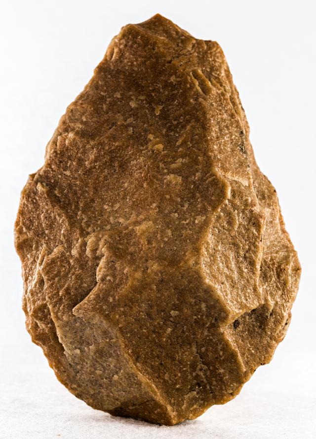 What is this Paleolithic artefact made from?
