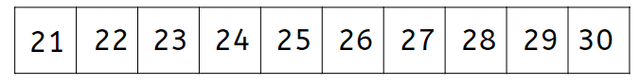 Use the patterns within the decade to help you complete the following. The number after 23 is 24, so the number after 33 is ___..