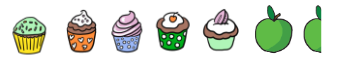 How many whole cakes are there here?