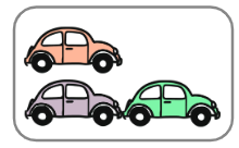 three cars