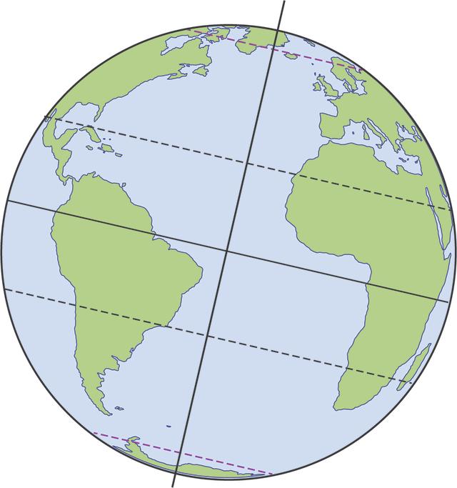 What are the horizontal lines shown on this map called?