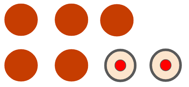 Which part-part-whole model represents the picture?