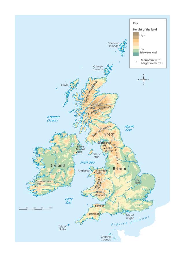 A relief map like this shows