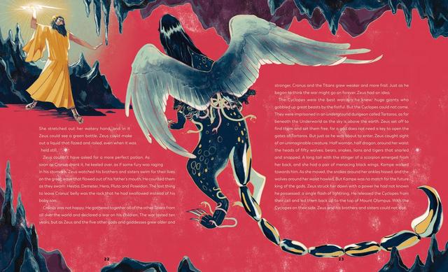Which characters are portrayed in the illustration below?