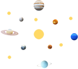 between the stars