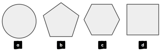 Which of these shapes is most commonly used for measuring the area of a flat surface?