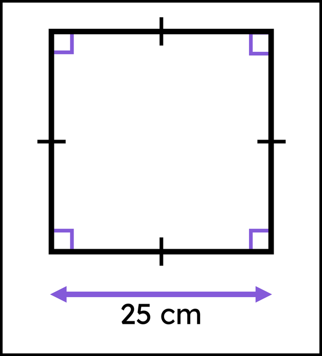 Which of these statements about this shape are correct?