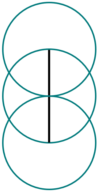 Which of these polygons can be formed by joining up combinations of intersections between any line segment or circle?