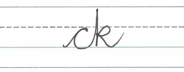 Which cursive letter join does this example show?
