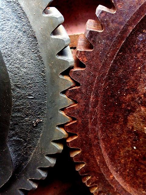 What is the name for the bits which stick out on the edge of a cog?