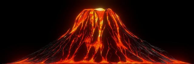 Lava cooling is an example of a material changing from...