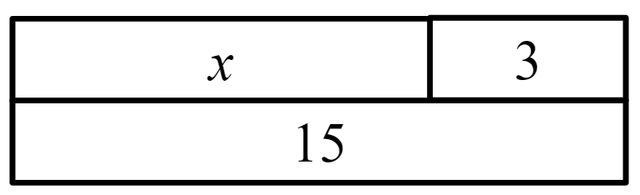 Which of these equations can be represented by this bar model?