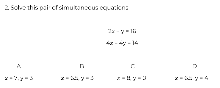 An image in a quiz