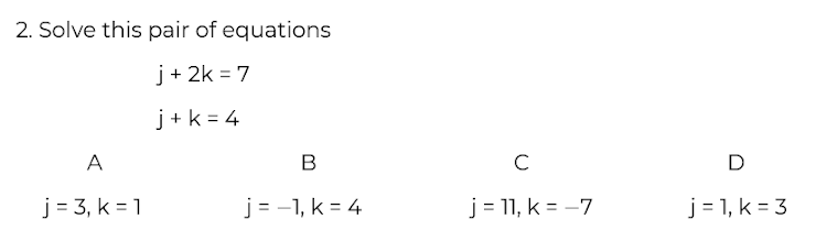 An image in a quiz