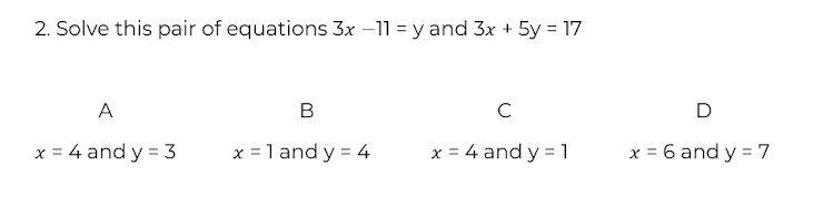 An image in a quiz