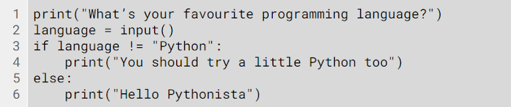 An image in a quiz