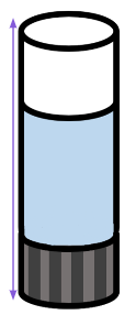 A glue stick