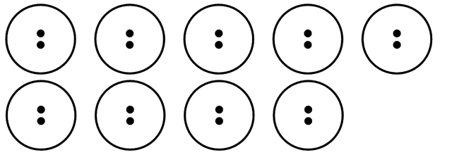 True or false: there are 9 fives.