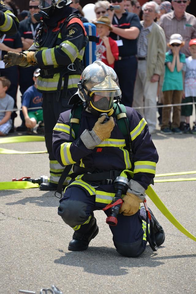Which of these items of clothing must a firefighter wear?