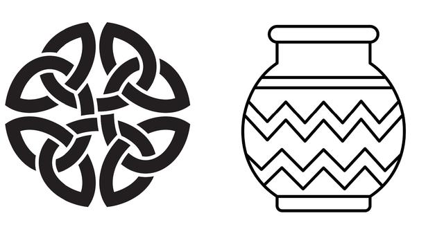 Art styles were different during the Bronze Age and Iron Age. Match the style to the correct era.