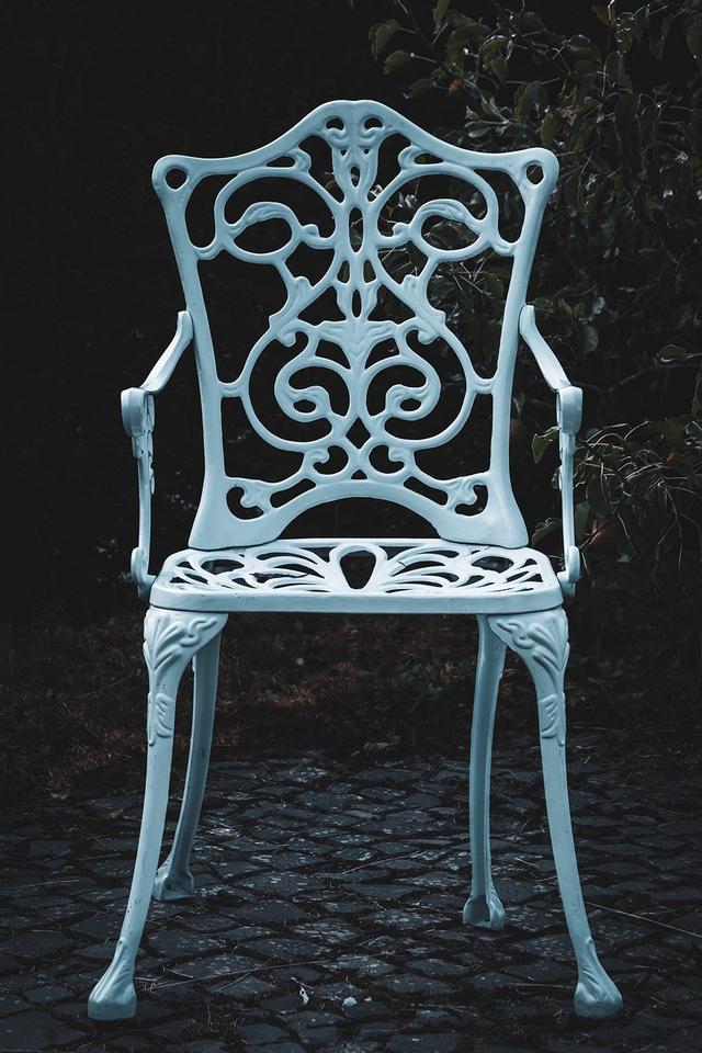 metal chair