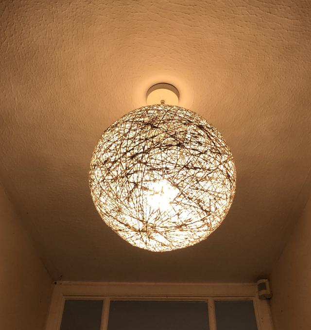 a ceiling light