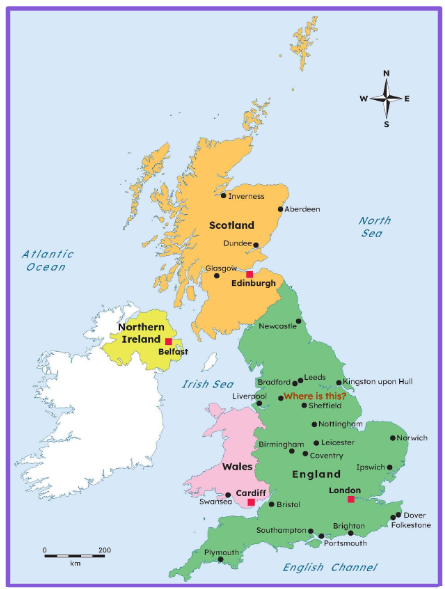 Which of these is incorrect for the statement? If the UK is the whole, then <span class="blank">______</span> is part of the whole.