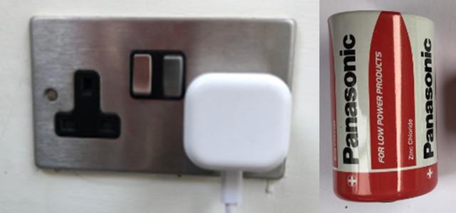 Match the appliance to its source of electricity.