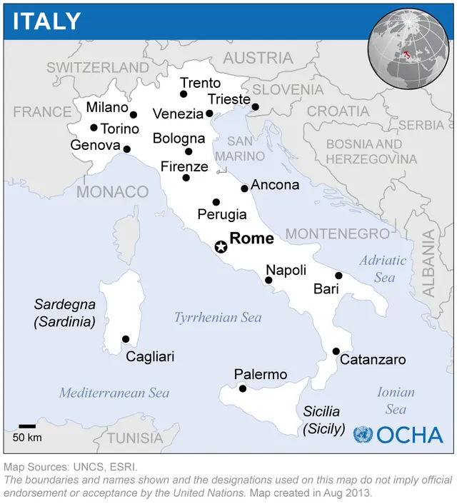 What is the capital city of Italy?