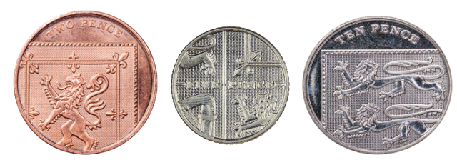Which totals can be made using these coins?
(You only have one of each.)
