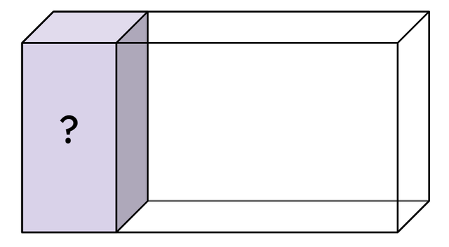 What fraction of the whole is the shaded part in this image?