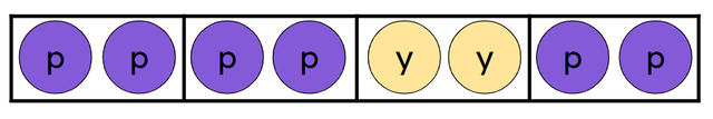 One-__________ of the whole is shaded yellow.