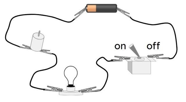 Which diagram matches the circuit drawing?