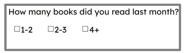 Lucas wants to find out how many books pupils in year 10 read. What is wrong with his question?
