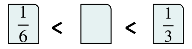 Which of these unit fractions could go in the empty box?