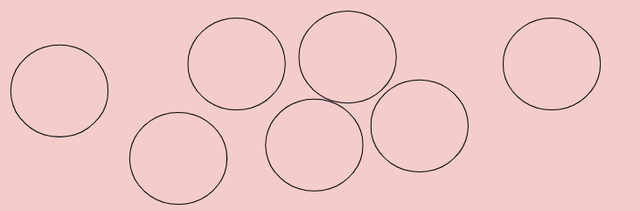 If each of the circles is worth 1,000, what is the total value?