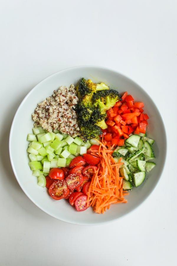 A healthy diet is made up of ...
