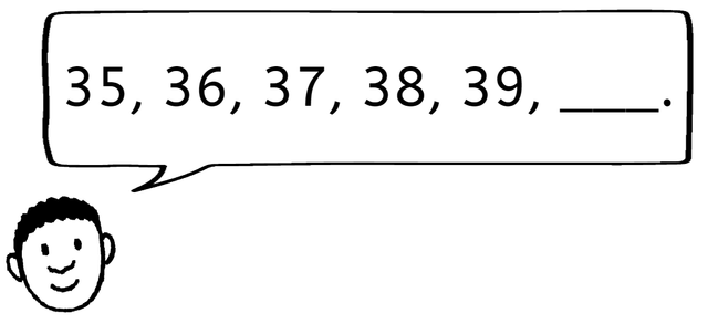 Lucas is counting forwards. What is the last number he will say in his count?