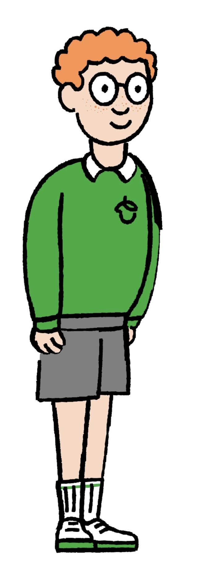 Look at Alex, which groups of pupils does he have something in common with?