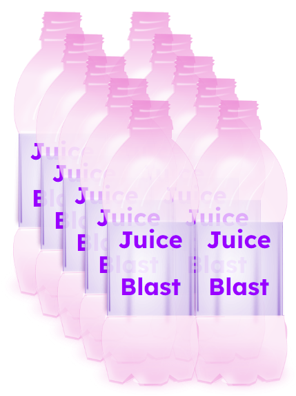 Izzy has a multipack of 10 juice blast drinks.
She drinks one on Sunday, Wednesday and Friday.
What fraction of the multipack is left?